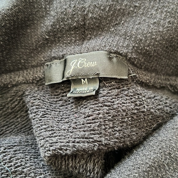 J. Crew Black Side Slit Knit Turtleneck Medium - Picture 4 of 9